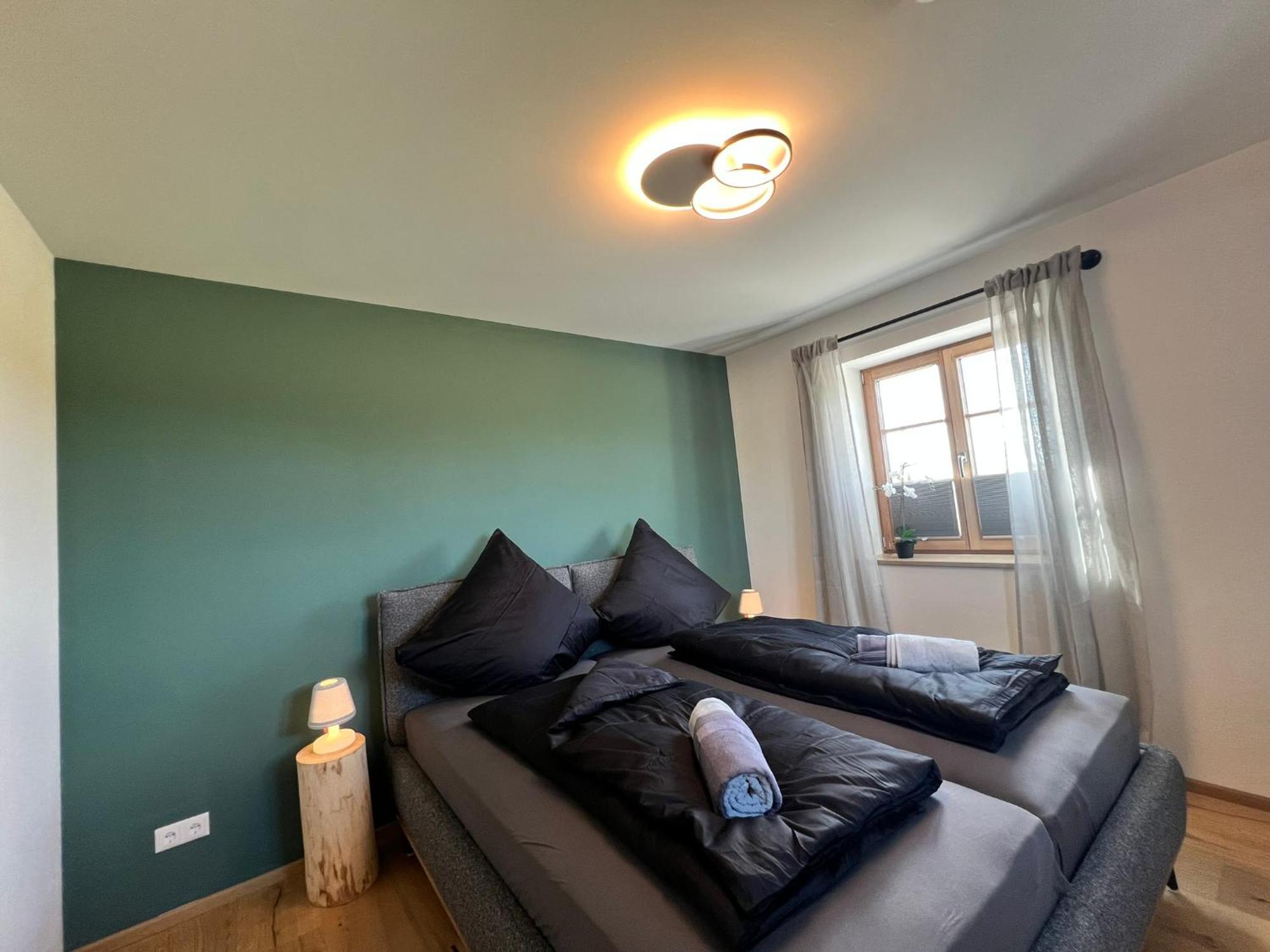 Stay Nice Apartments Dorfen Naehe Muenchen Jacuzzi Grillkota 75 Zoll Tv Zewnętrze zdjęcie